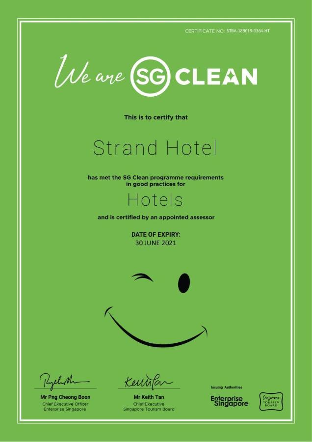 Strand Hotel Singapura Exterior foto